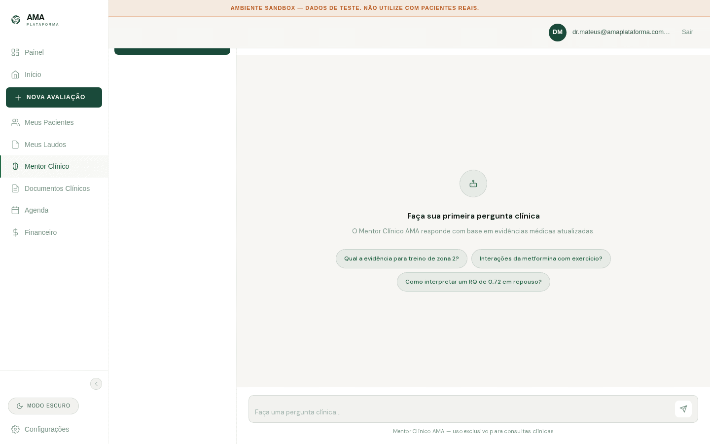 Mentor Clínico com busca em PubMed
